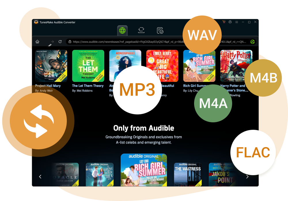 convert audibkle to mp3