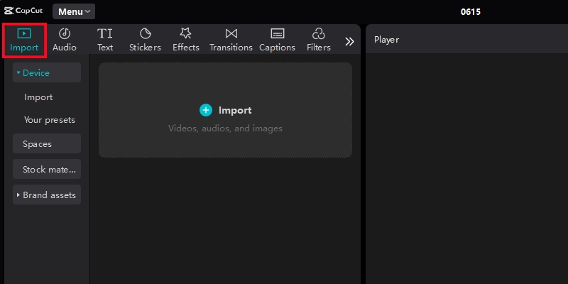 add audio to capcut on desktop