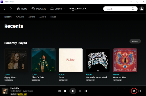 airplay amazon music to apple tv from mac