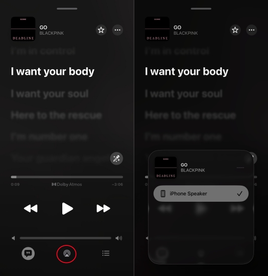 airplay apple music from iphone