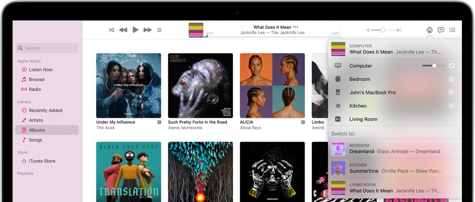 airplay apple music from mac