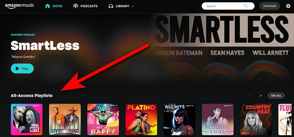 all access playlists on amazon music