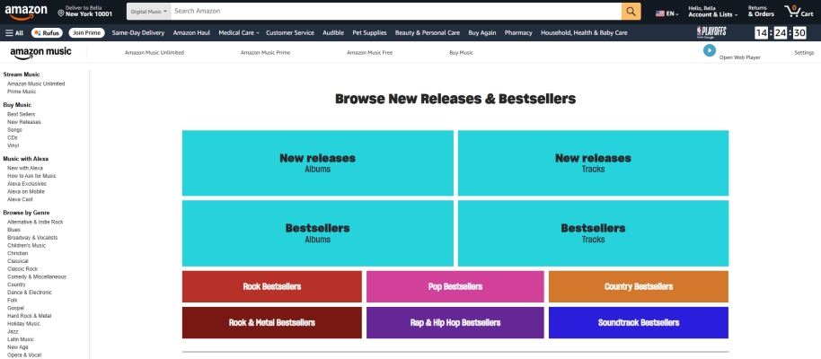 amazon digital music store