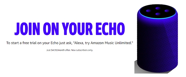 amazon music free trial echo