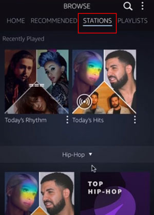 amazon music button