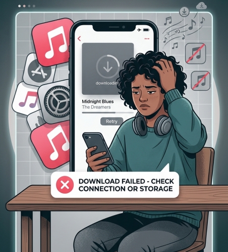 fix apple music not downloading songs