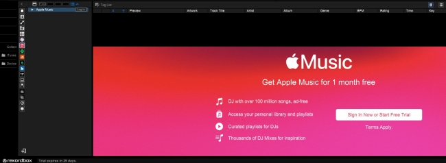apple music on rekordbox