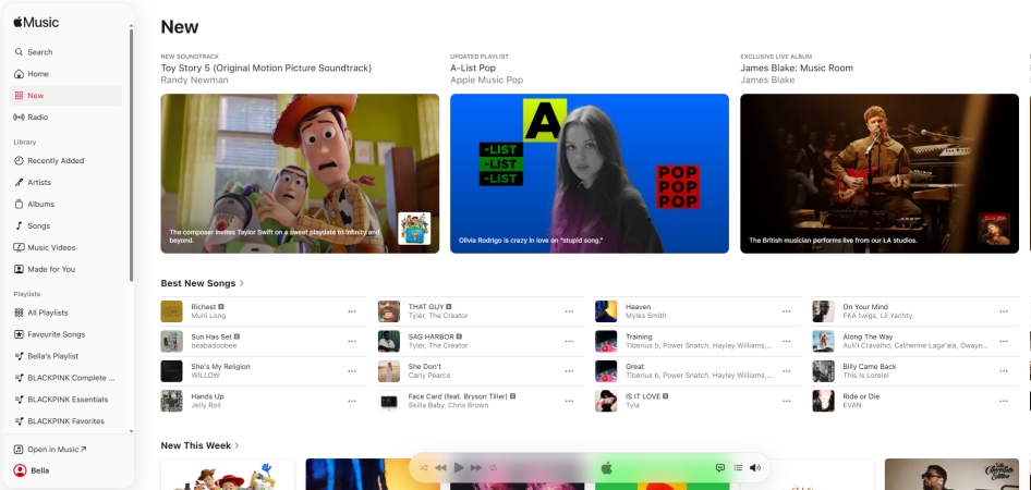 access apple music web player