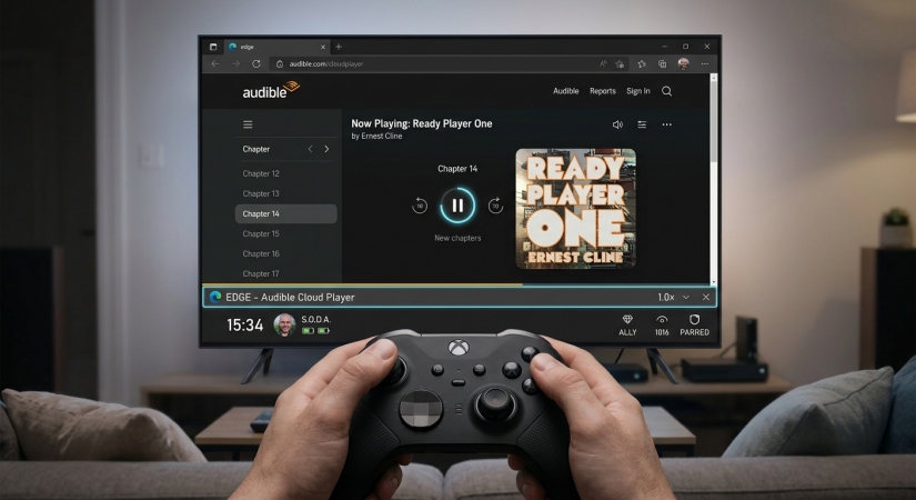 audible cloud player on xbox