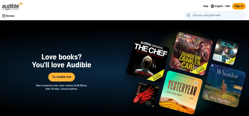 audible free trial