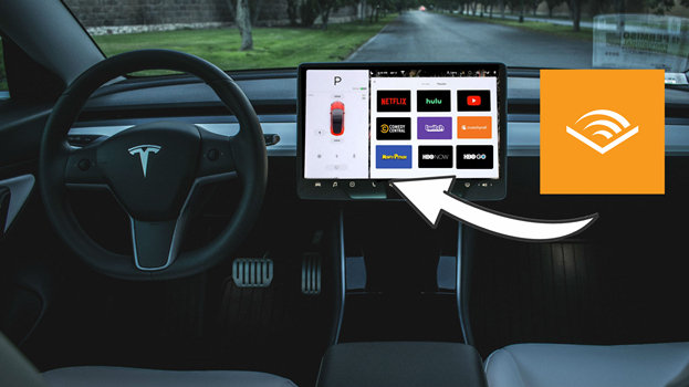 play audible on tesla