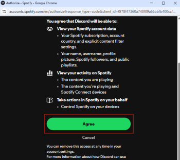 authorize discord spotify connection