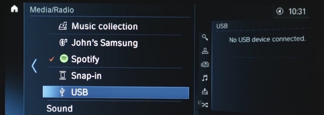 detect spotify on bmw