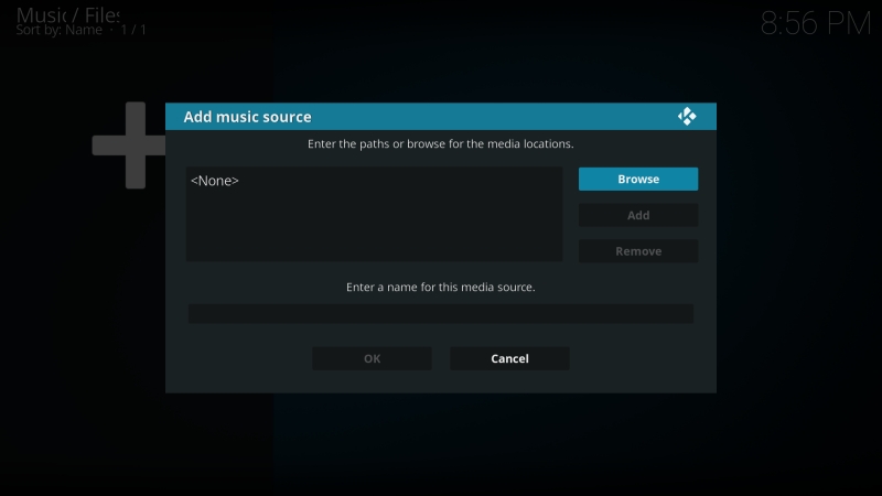 browse in kodi