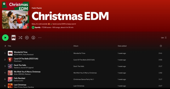 christmas edm
