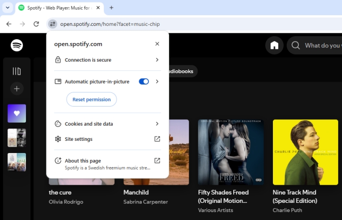 clear spotify cache in google chrome