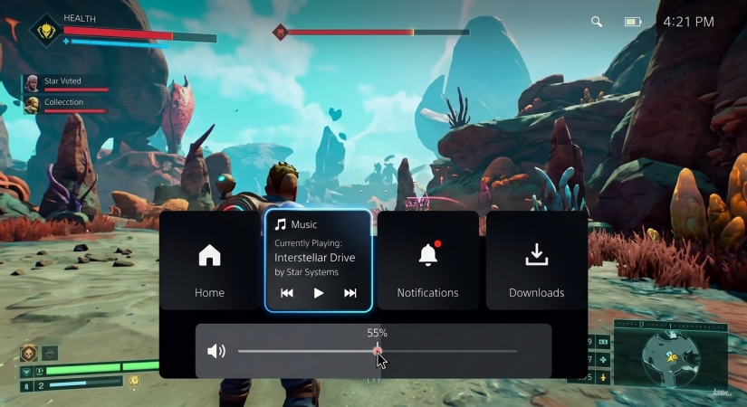 control spotify on ps5