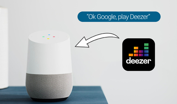 play deezer on google home
