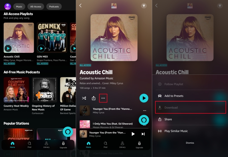 download amazon music to phone
