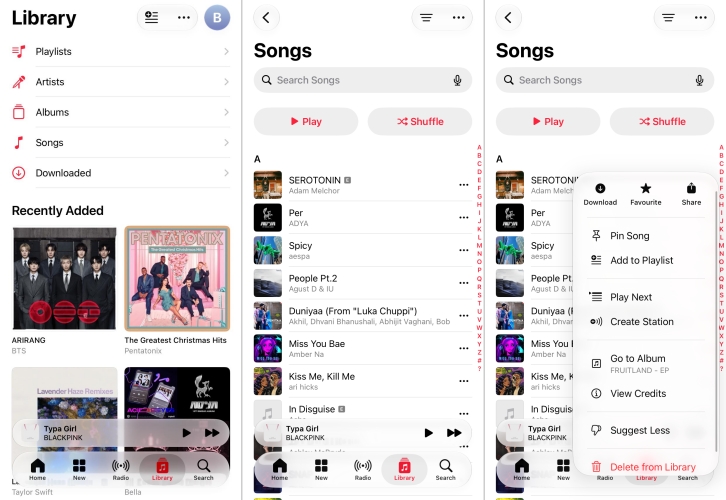 download songs in apple music on phone