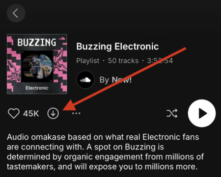 download soundcloud playlist on mobile