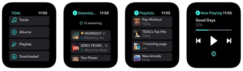 download tidal music on apple watch