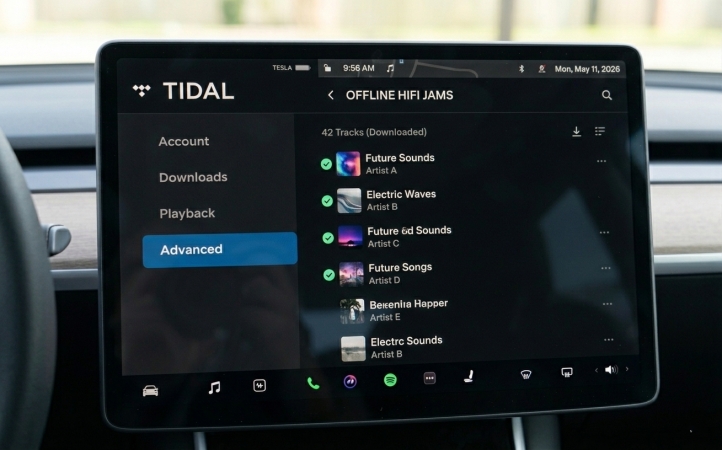 downloaad tidal music on tesla