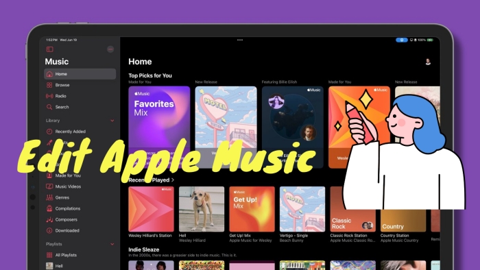 edit apple music