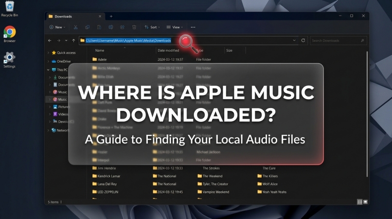 find downloaded apple music