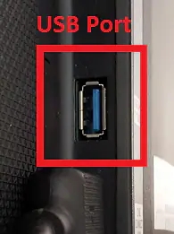 find usb port on samsung tv