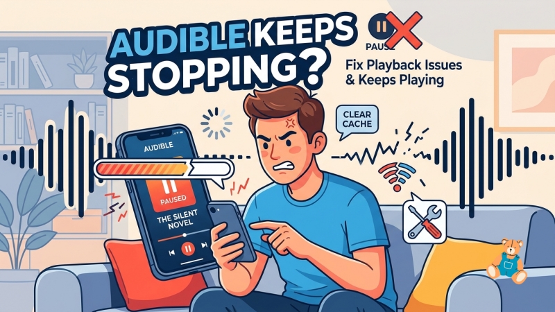 fix audible keeps stopping