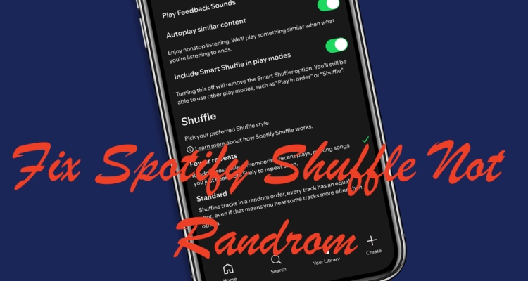 fix spotify shuffle not random