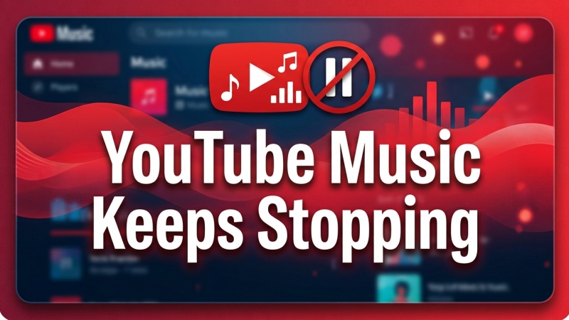 fix youtube music keeps stopping