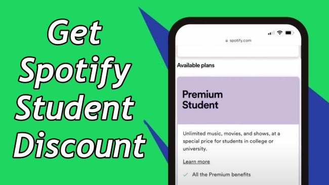 get spotify student discount