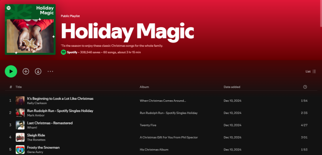 holiday magic