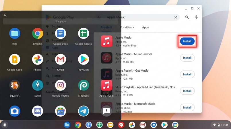 install apple music on chromebook