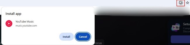 install youtube music pwa