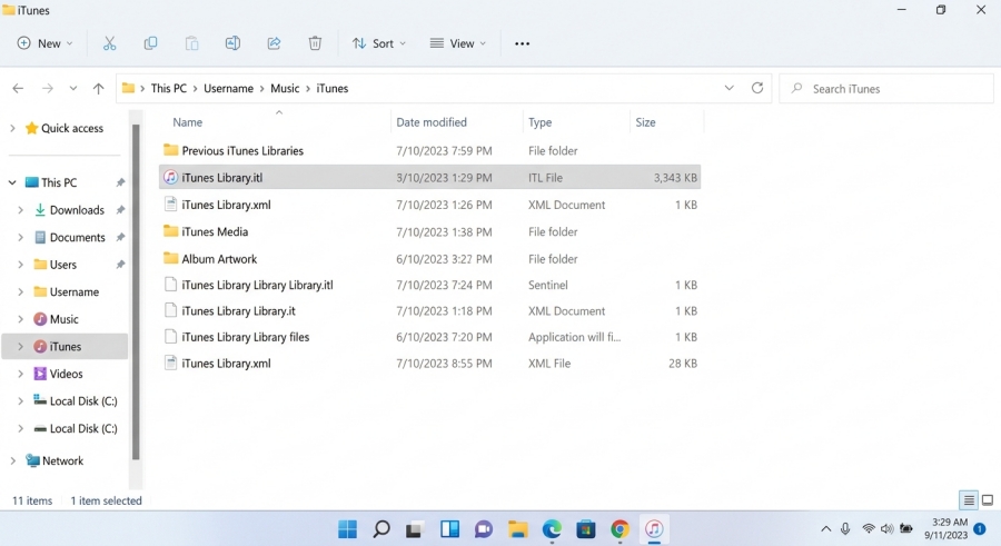 itunes library itl file