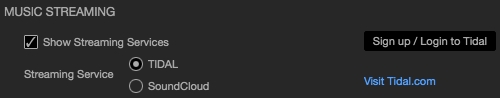 link tidal to serato
