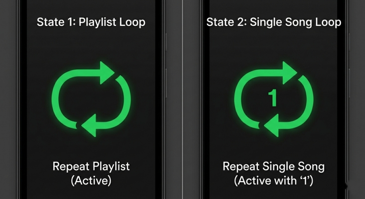 spotify loop state