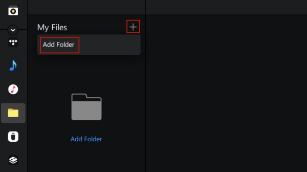 my folder on djay pro