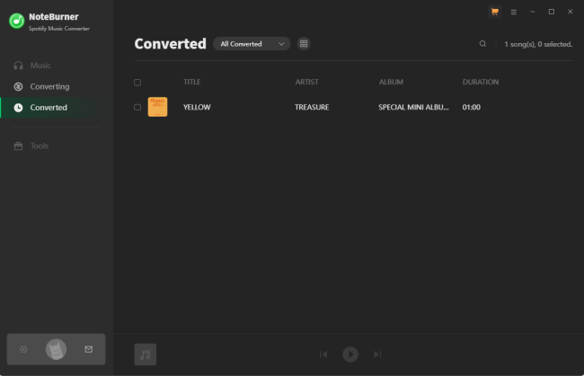 noteburner spotify music converter converted icon