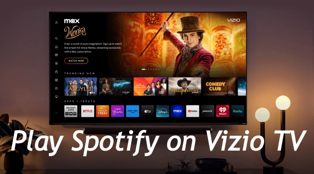 play spotify on vizio tv
