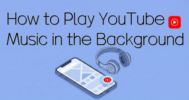 youtube music in the background