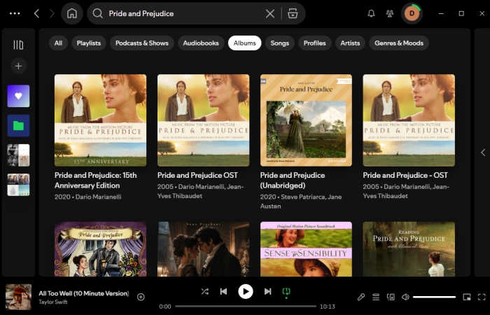find public domain classics on spotify