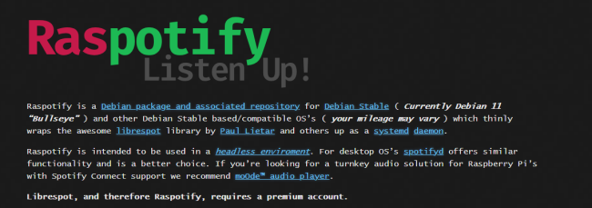 raspotify