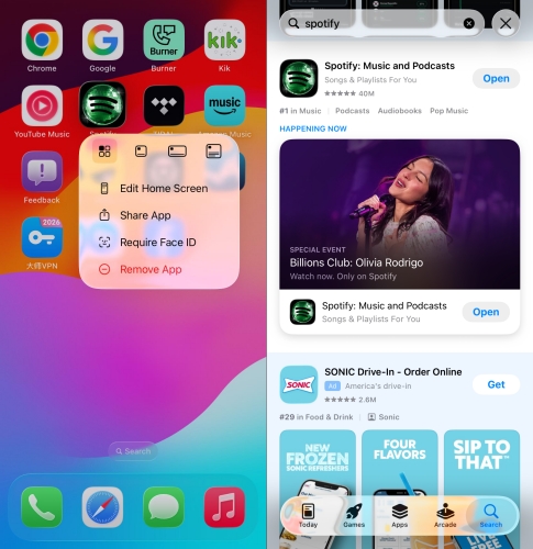 reinstall spotify on iphone