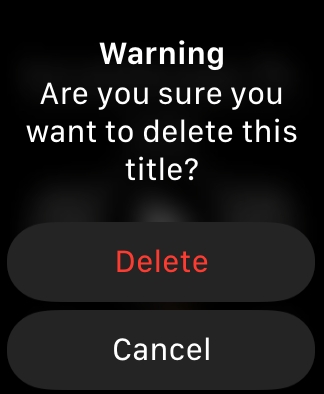 remove audible books from apple watch