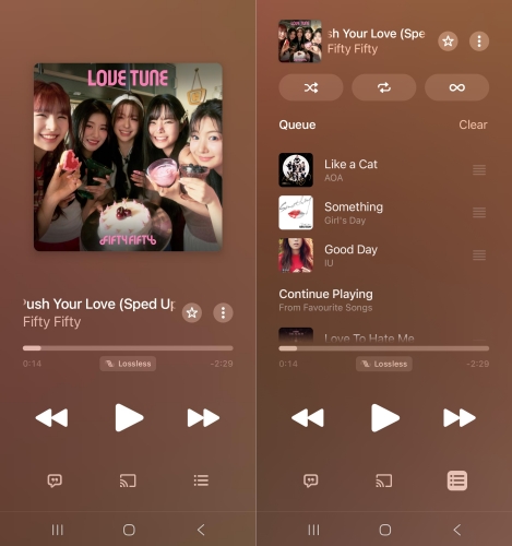 remove songs from apple music queue