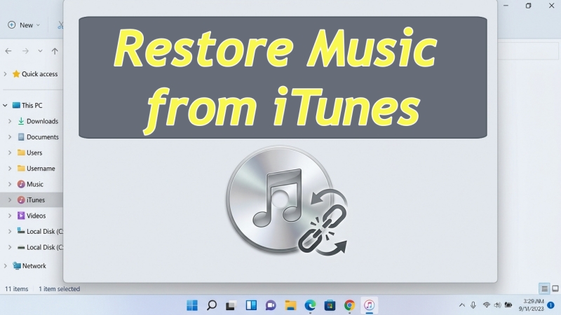 restore itunes music